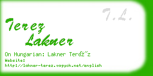 terez lakner business card